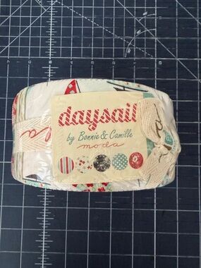 Moda Daysail Jelly Roll - Aqua, Red, Navy, Coral, Cream